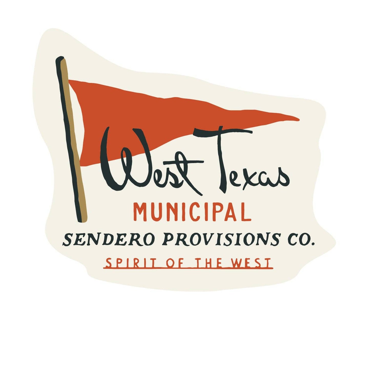 Sendero Provisions Company - West Texas Municipal Golf Course Sticker