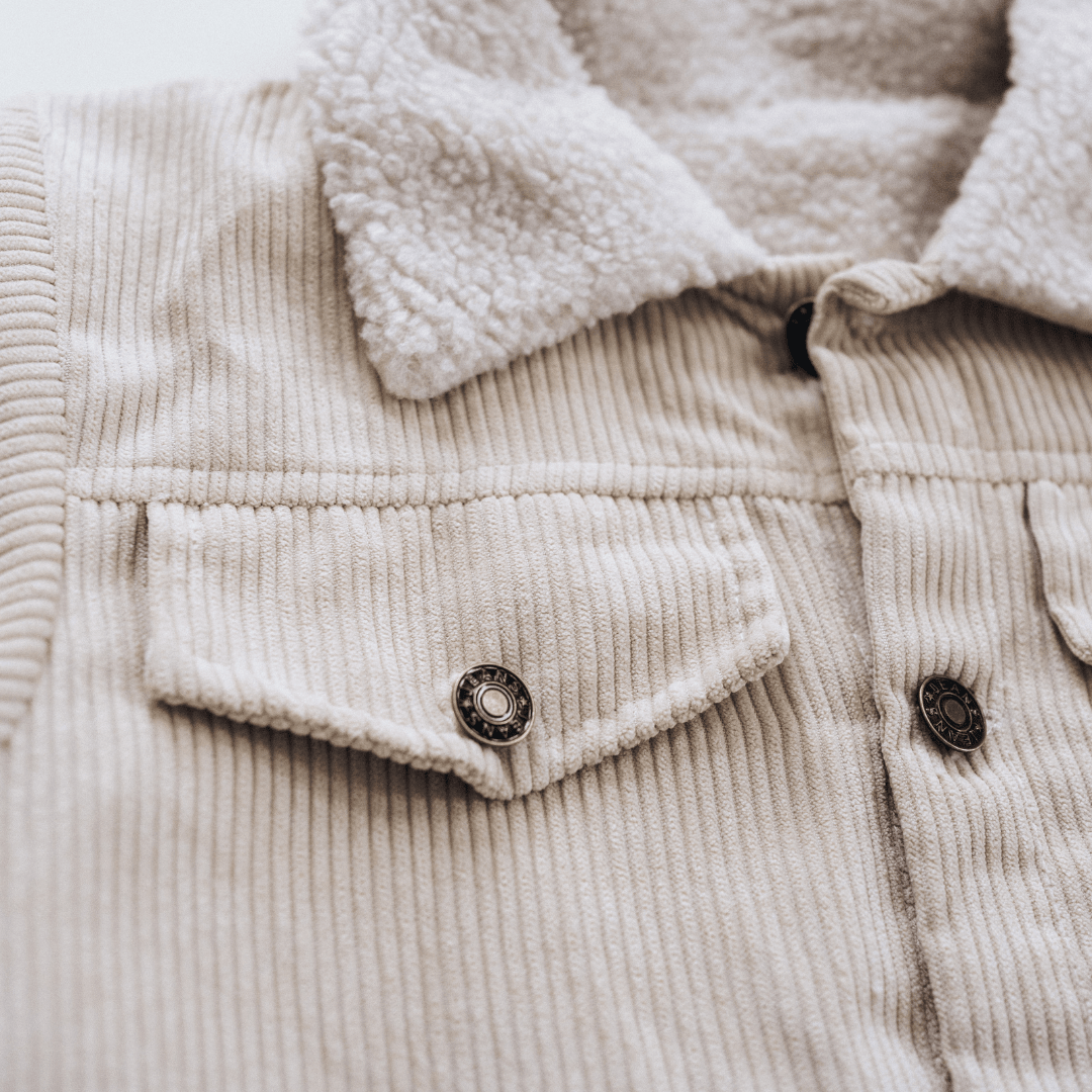 Sherpa Collar Bone Corduroy Jacket