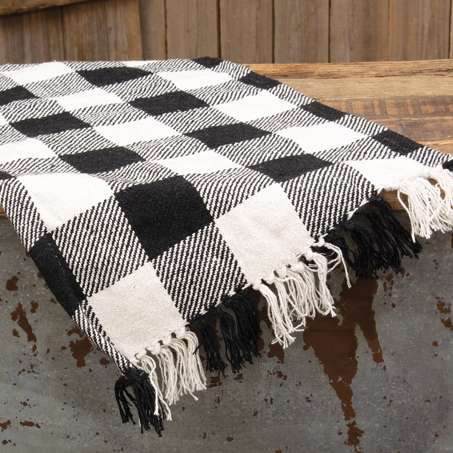 Black & White Plaid Short Runner