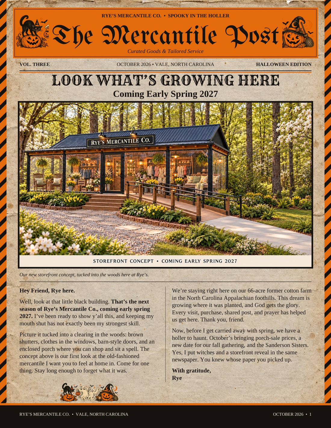 The Mercantile Post-October
