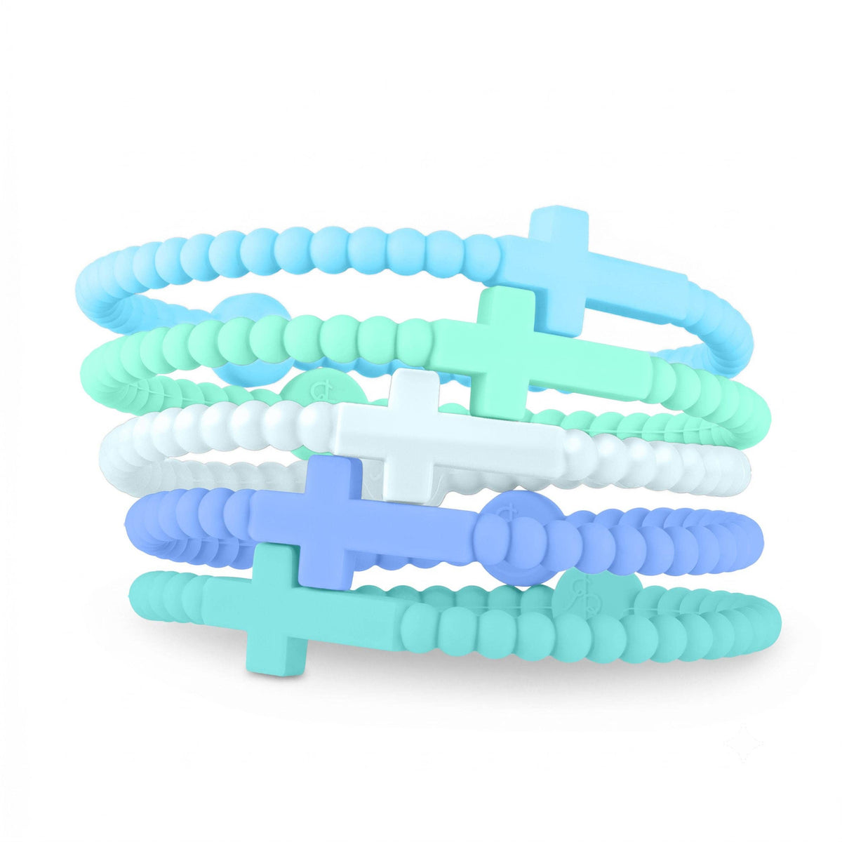 Ryan & Rose - Jesus Bracelets - 5 Packs - Waves / Medium