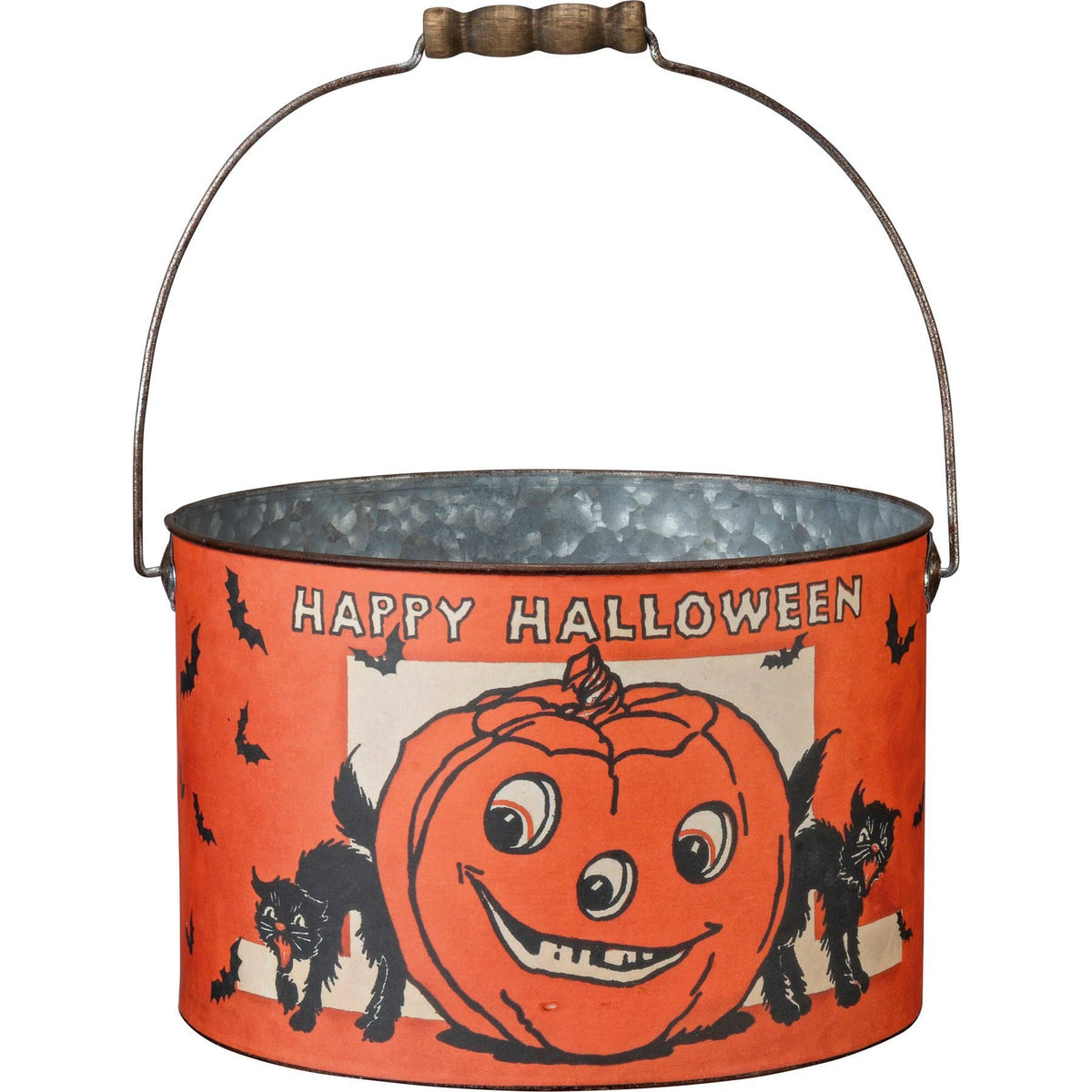 Vintage Happy Halloween Bucket Set