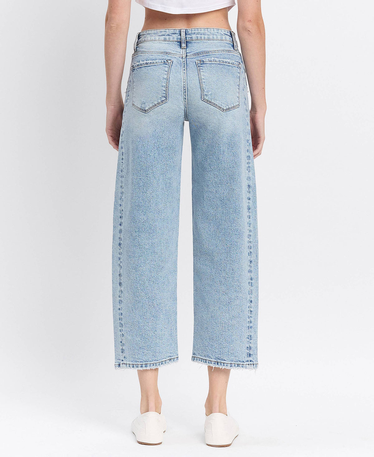 HIGH RISE TWIST BARREL JEANS PAPER TRAILS
