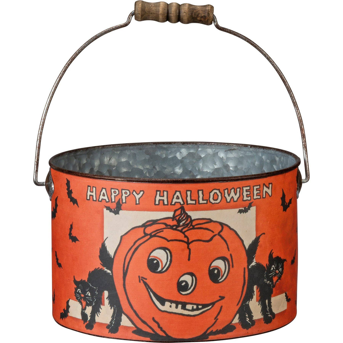 Vintage Happy Halloween Bucket Set