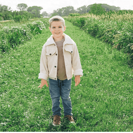 Sherpa Collar Bone Corduroy Jacket