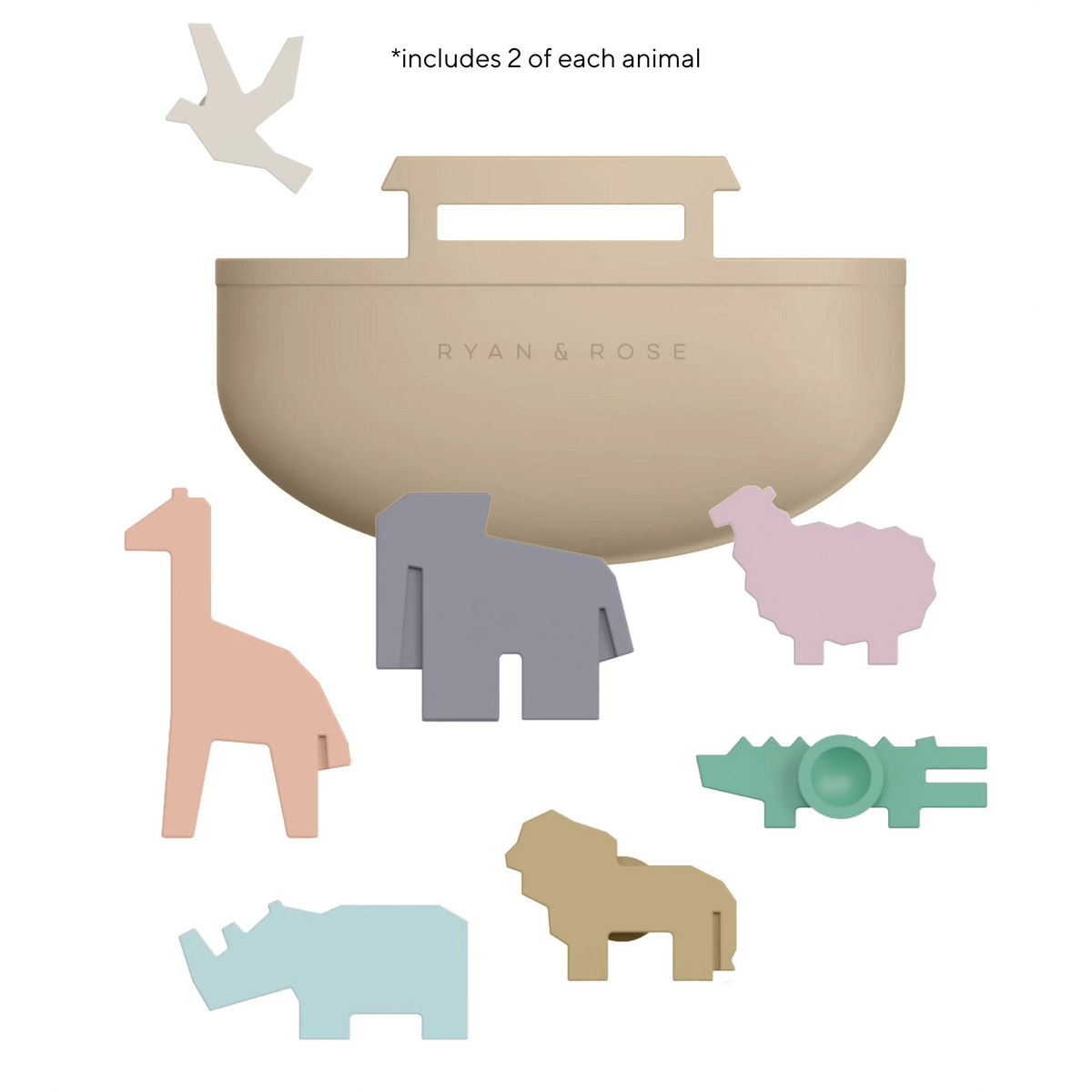 Ryan & Rose - Noah’s Ark Suction Toy - Noah’s Ark