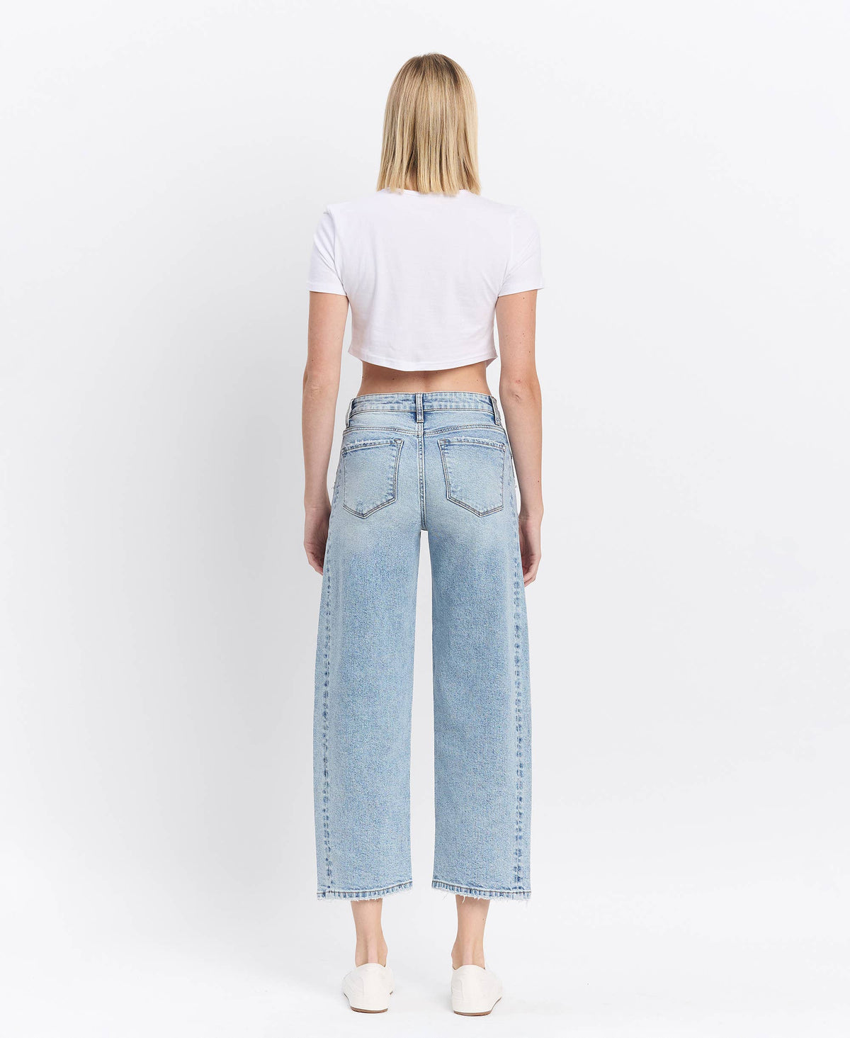HIGH RISE TWIST BARREL JEANS PAPER TRAILS