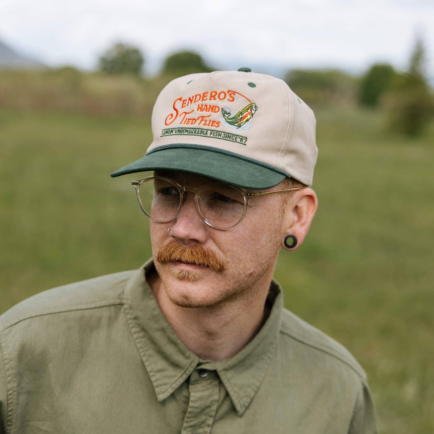 Sendero Provisions Company - Hand Tied Flies Hat - Grey