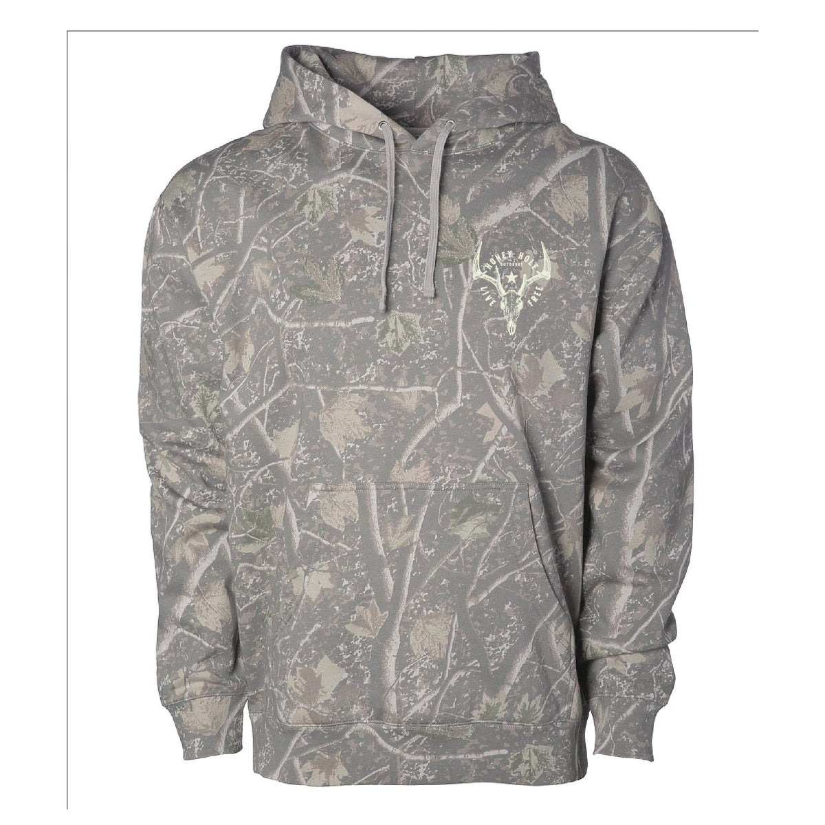 Camo Live Free-Fleece Hoodie