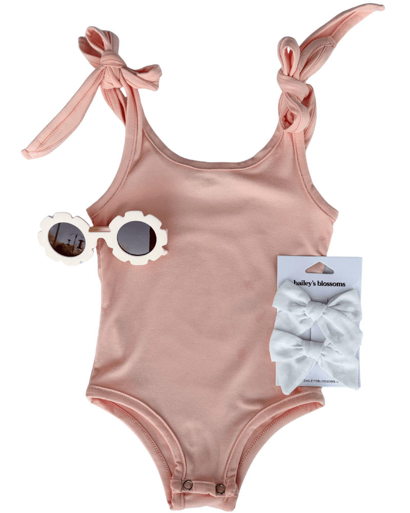 Madden Tie Shoulder Tank Top & Leotard - Honeydew