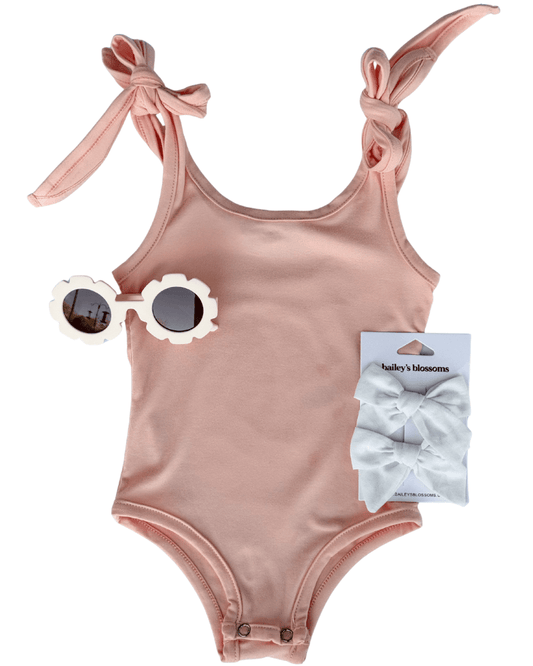 Madden Tie Shoulder Tank Top & Leotard - Honeydew