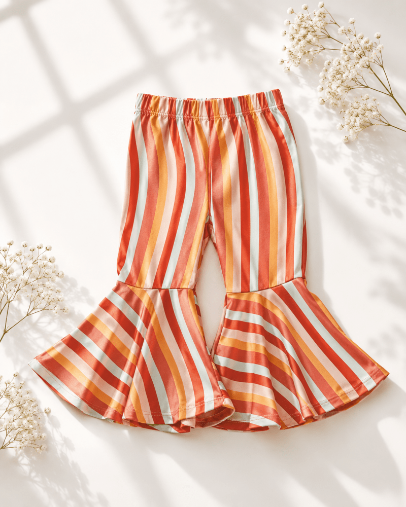 Keely Exaggerated Bell Bottoms - Retro Waves