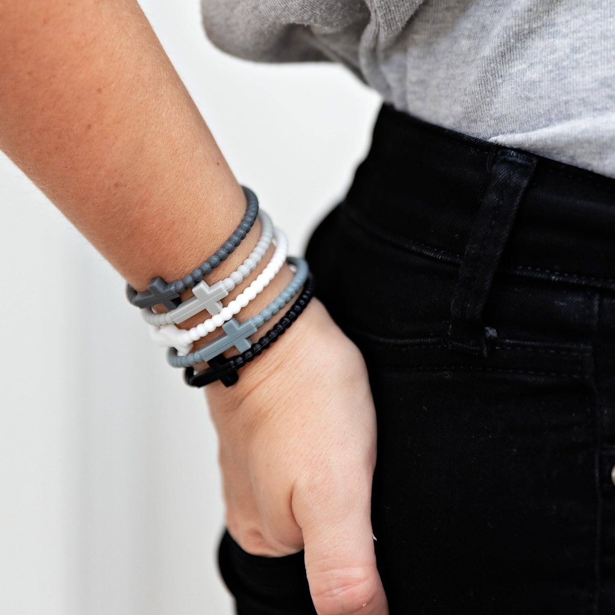 Ryan & Rose - Jesus Bracelets - 5 Packs - Flicker / Small