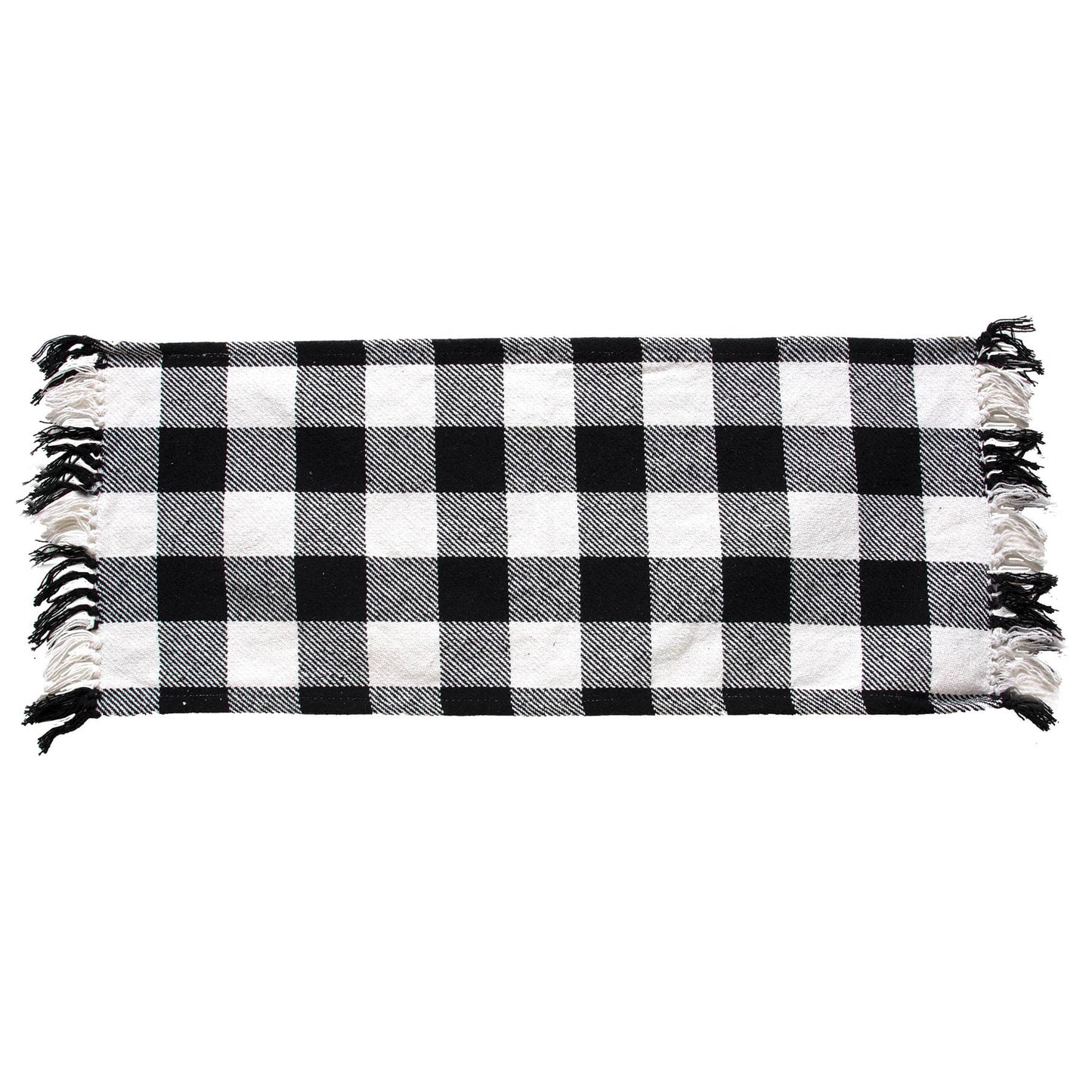 Black & White Plaid Short Runner