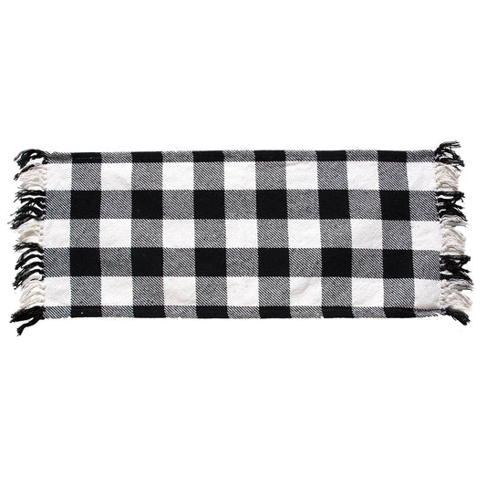 Black & White Plaid Short Runner