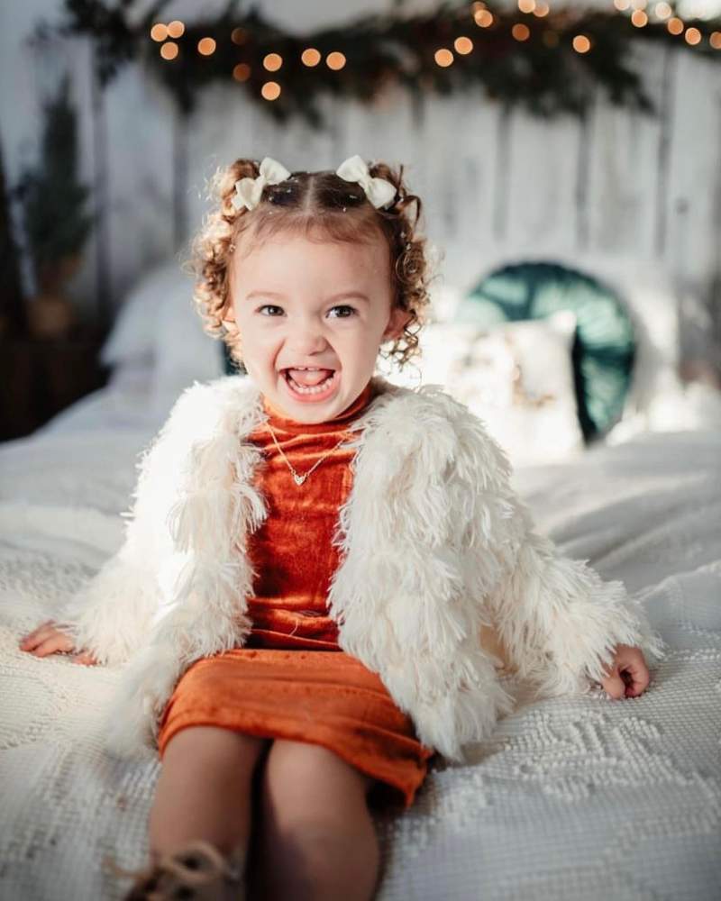 Mommy & Me Delta Mock Neck Dress - Mommy Version